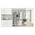BOSCH KFD96APEA Side by Side Fridge Freezer, Plumbed, Stainless Steel