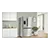 BOSCH KFI96APEAG Non Plumbed American Fridge Freezer in Stainless Steel