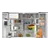 BOSCH KFI96APEAG Non Plumbed American Fridge Freezer in Stainless Steel
