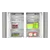 BOSCH KFI96APEAG Non Plumbed American Fridge Freezer in Stainless Steel