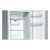 BOSCH KGN33NLEBG Freestanding Total NoFrost 60/40 Fridge Freezer in Stainless Steel colour