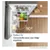 BOSCH KGP86AXB0N Freestanding Total No Frost 60/40 Fridge Freezer in Black steel Colour