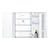 BOSCH KIN86NFE0G Built in 60/40 NoFrost Fixed Hinge Fridge Freezer