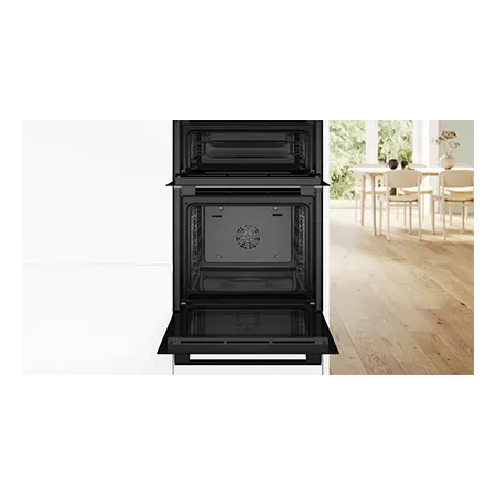 BOSCH MBA533BB3B Series 4 Built In Electric Double Oven in Black colour BOSCH MBA533BB3B Series 4 Built In Electric Double Oven in Black colour