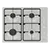 BOSCH PBP6B2K60 Series 2 60cm Enamel Gas hob White Colour