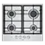 BOSCH PCP6A5I90 60cm 4 Burner Gas Hob in Stainless steel Colour