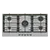 BOSCH PCR9A5I90 5 Burner Gas Hob - Stainless Steel