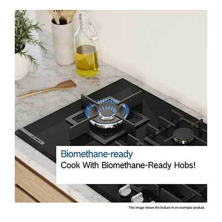 BOSCH PGM7B5K90 75cm 5 Burner Gas Hob, Stainless Steel