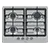 BOSCH PGP6B5K90 60cm  Build in Gas Hob in Stainless steel