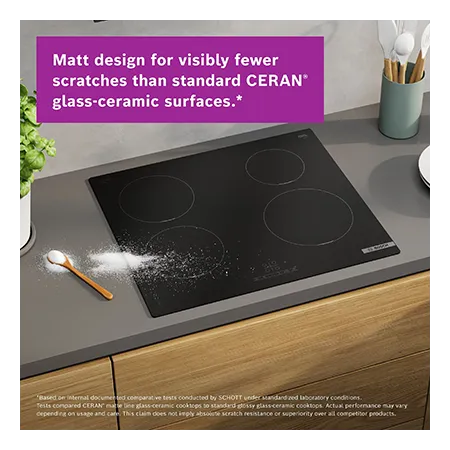 BOSCH PIE61ABB5E 59cm Induction Hob, Black