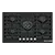 BOSCH PPQ7A6I40 75cm 5 Burner Gas Hob in Black Colour