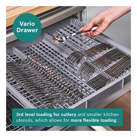 BOSCH SMD6YCX02G Fully Built in 60m Dishwasher