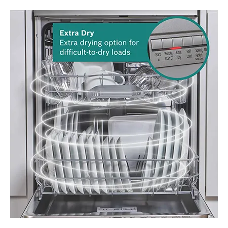 BOSCH SMH4HTX11G 60 cm fully Built In Dishwasher - Stainless Steel