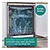 BOSCH SMH4HTX11G 60 cm fully Built In Dishwasher - Stainless Steel