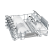 BOSCH SMI50C15GB Semi-Integrated 60cm Dishwasher Silver