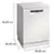 BOSCH SMS4EMW06G Freestanding WiFi-enabled Dishwasher in  White  Colour