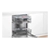 BOSCH SMV4HVX00G 14 Place Settings Built In Dishwasher