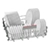 BOSCH SMV4HVX00G 14 Place Settings Built In Dishwasher