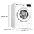 BOSCH WAN28255GB 9kg 1400 Spin Washing Machine - White