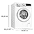 BOSCH WGJ25400GB 10kg 1400 Spin Washing Machine - White