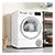 BOSCH WTH85224GB Freestanding 8kg Load Heat Pump Tumble Dryer in White Colour