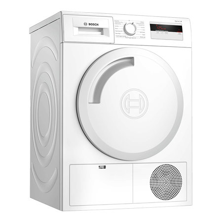 BOSCH WTH84000GB 8kg Heat Pump Tumble Dryer - White - A+ Energy Rated