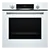 BOSCH HQA534BW3B Built in Electric Single oven with added steam function in White colour