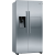 BOSCH KAG93AIEPG US Style Side by Side Fridge Freezer  Plumbed Water & Ice  in  Inox