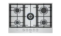 BOSCH PCQ7A5I90 75cm 5 Burner Gas Hob in Stainless steel Colour