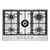 BOSCH PCQ7A5I90 75cm 5 Burner Gas Hob in Stainless steel Colour