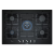 BOSCH PPQ7A6B90 75cm 5 BurnerWok Gas Hob with Cast Iron Pan Supports