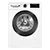 BOSCH WGG254F1GB Freestanding 6kg Load 1400 Spin Washing Machine in White colour