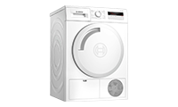 BOSCH WTH84000GB 8kg Heat Pump Tumble Dryer - White - A+ Energy Rated