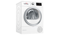 BOSCH WTWH7660GB 9kg Heat Pump Tumble Dryer - White