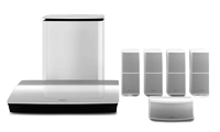 BOSE LIFESTYLE 600 White Home Cinema System with Jewel Cube speakers in White BOSE LIFESTYLE 600 White Home Cinema System with Jewel Cube speakers in White