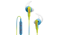 BOSE SoundSport Apple Blue In-Ear Headphones for Apple Devices in Neon Blue BOSE SoundSport Apple Blue In-Ear Headphones for Apple Devices in Neon Blue