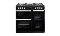 Belling 90DFTBlk Dual Fuel Range Cooker