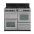 Belling BELCLASSIC100GTSILVER 100 cm Gas Range Cooker Silver with 7 BurnerWok Hob.Ex-Display