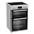 Blomberg HKRN651W Freestanding 60cm Double Oven Electric Vitroceramic 4 Hob Cooker in white colour