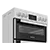 Blomberg HKRN651W Freestanding 60cm Double Oven Electric Vitroceramic 4 Hob Cooker in white colour