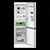 Blomberg KNE24686VW 59.5cm 60/40 Auto Defrost Fridge Freezer - Inox