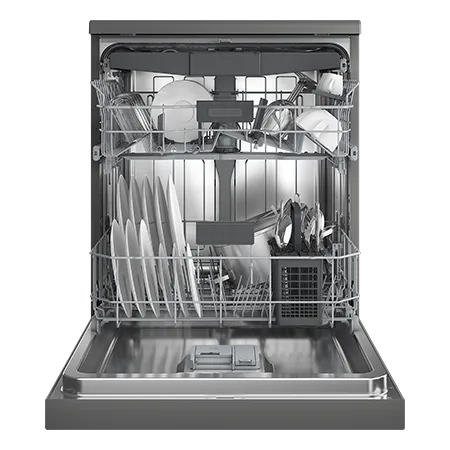 Blomberg LDF53400G 15 Place Settings Freestanding Dishwasher - Graphite
