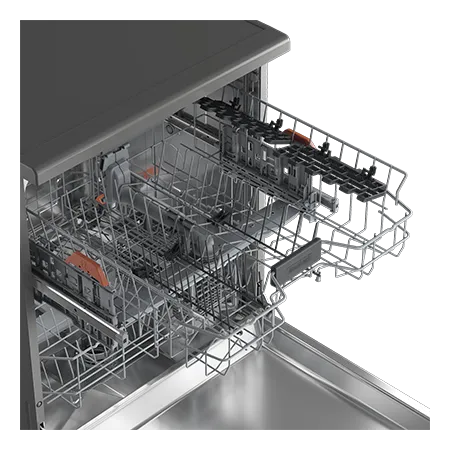 Blomberg LDF53400G 15 Place Settings Freestanding Dishwasher - Graphite