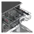 Blomberg LDF53400G 15 Place Settings Freestanding Dishwasher - Graphite