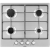 Blomberg GEN53403E 4 Burner Gas Hob with Enamel Pan Supports