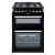 Blomberg GGN60Z Gas with LPG Option Cooker Black with Double Oven and 4 Burner Hob