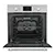 CATA CUL57PGBK 60cm Black True Fan 54L Oven With Programmer