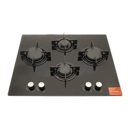 CATA UBGHJ608LPG 64cm Black Glass 4 Burner LP Gas Hob