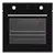 CATA UBO753BK 60cm Black True Fan 78L MF Vap-Clean Oven