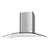 CATA UBSCG90SS 90cm Stainless Curved Glass Hood